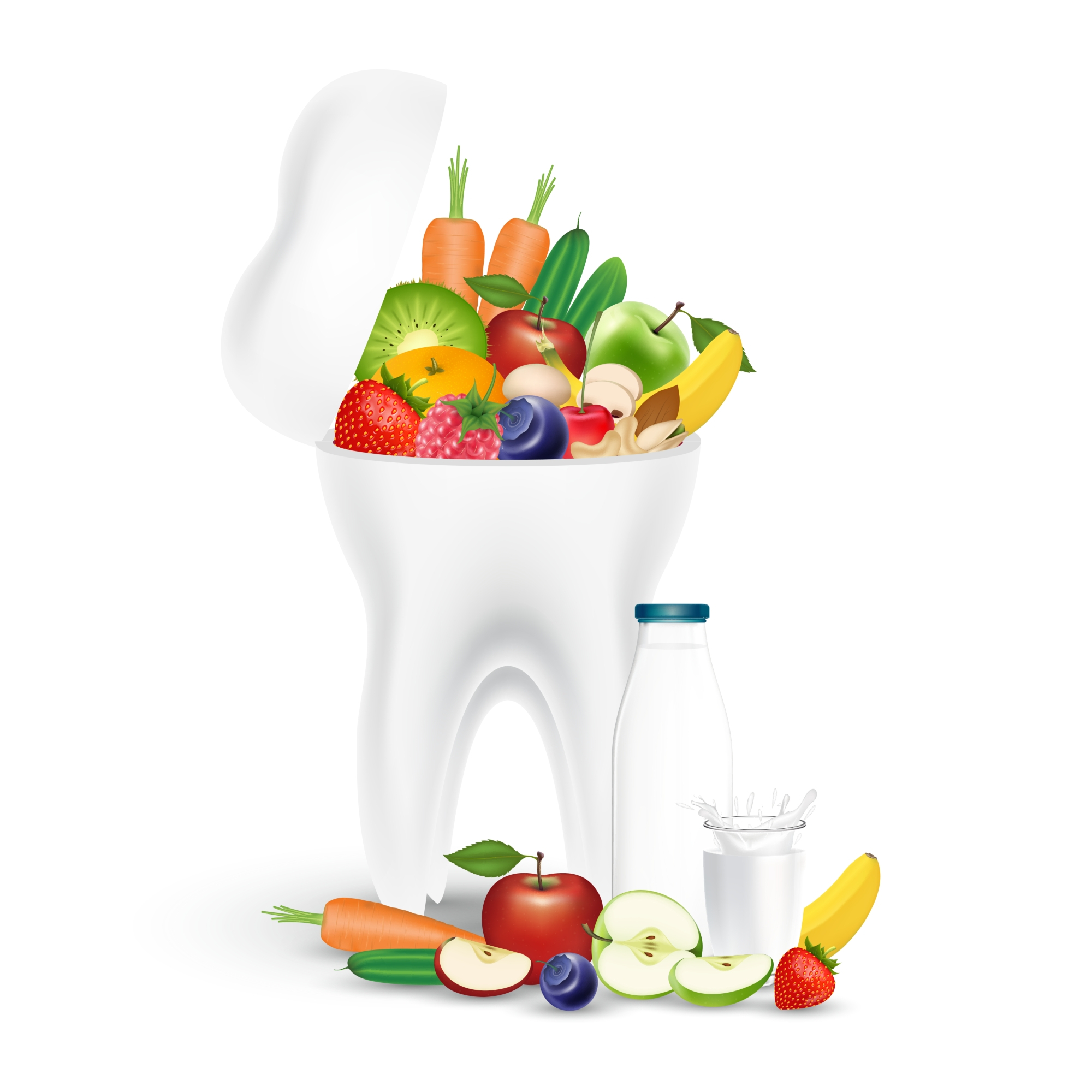 nutritional habits for strong and healthy teeth